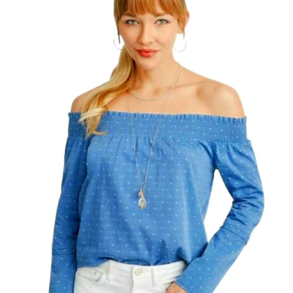 Maette "Gemma" Off The Shoulder Top Size Medium